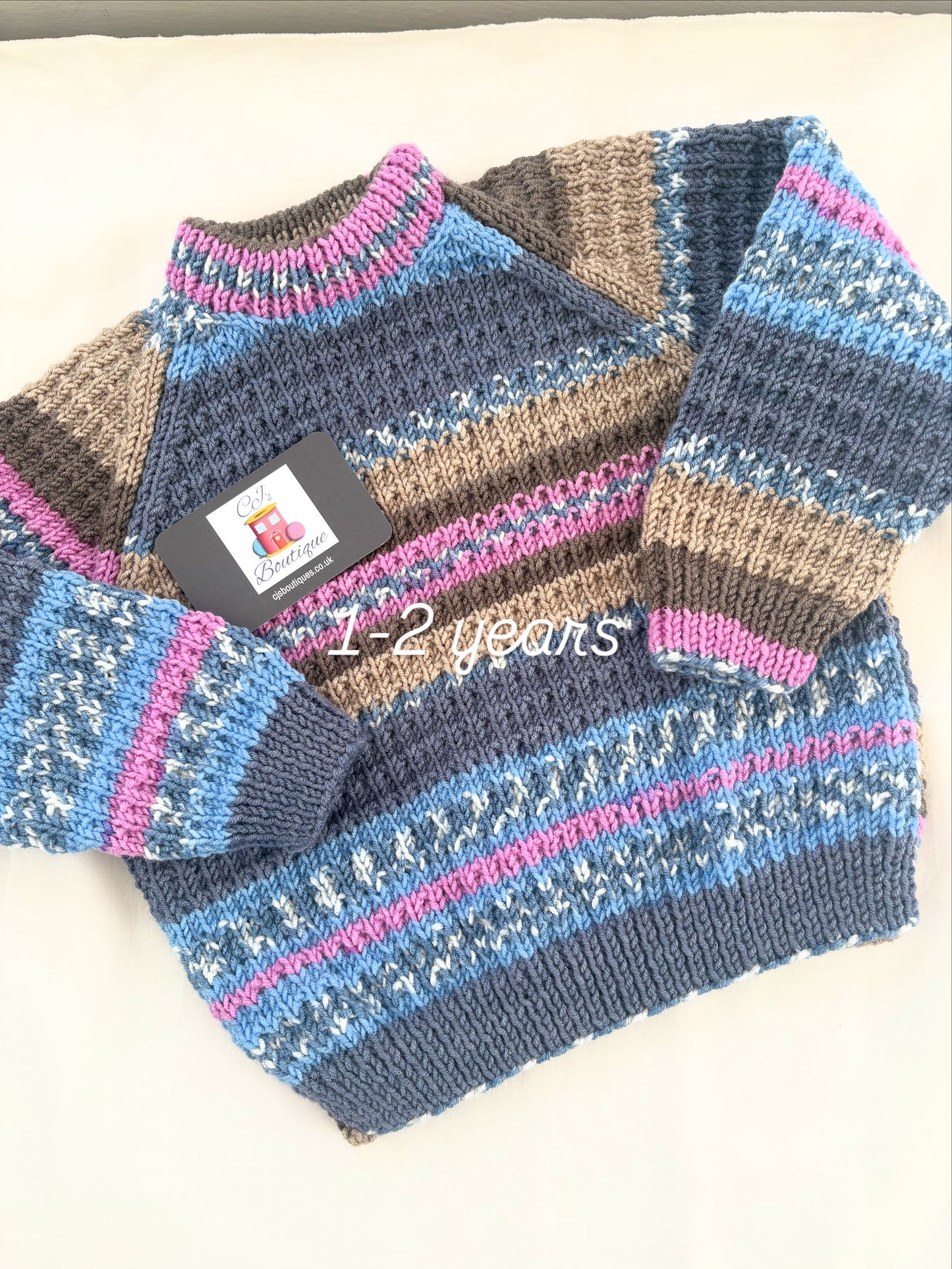 Girls Round Neck Sweater