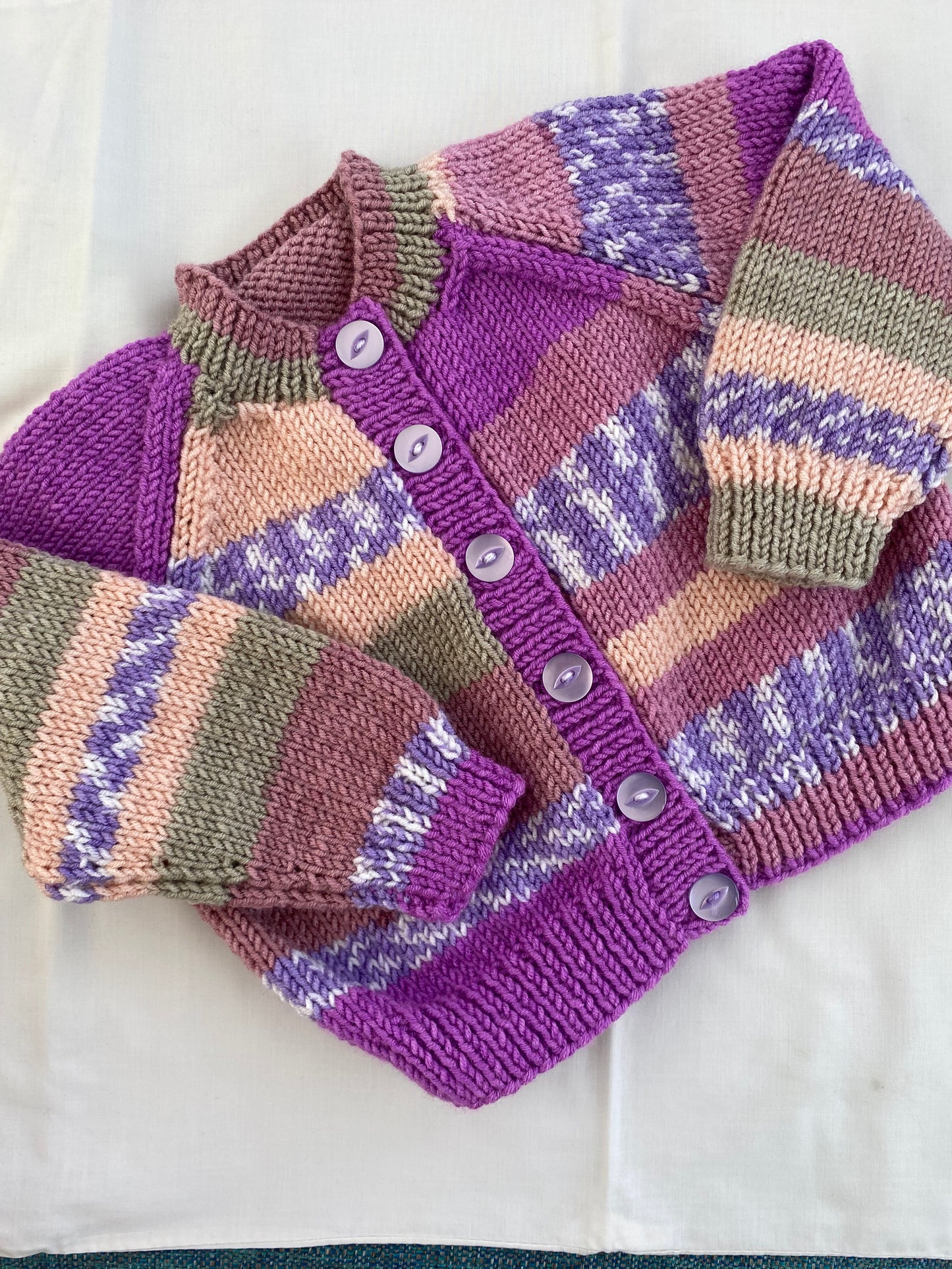 Girls Long Sleeved Cardigan
