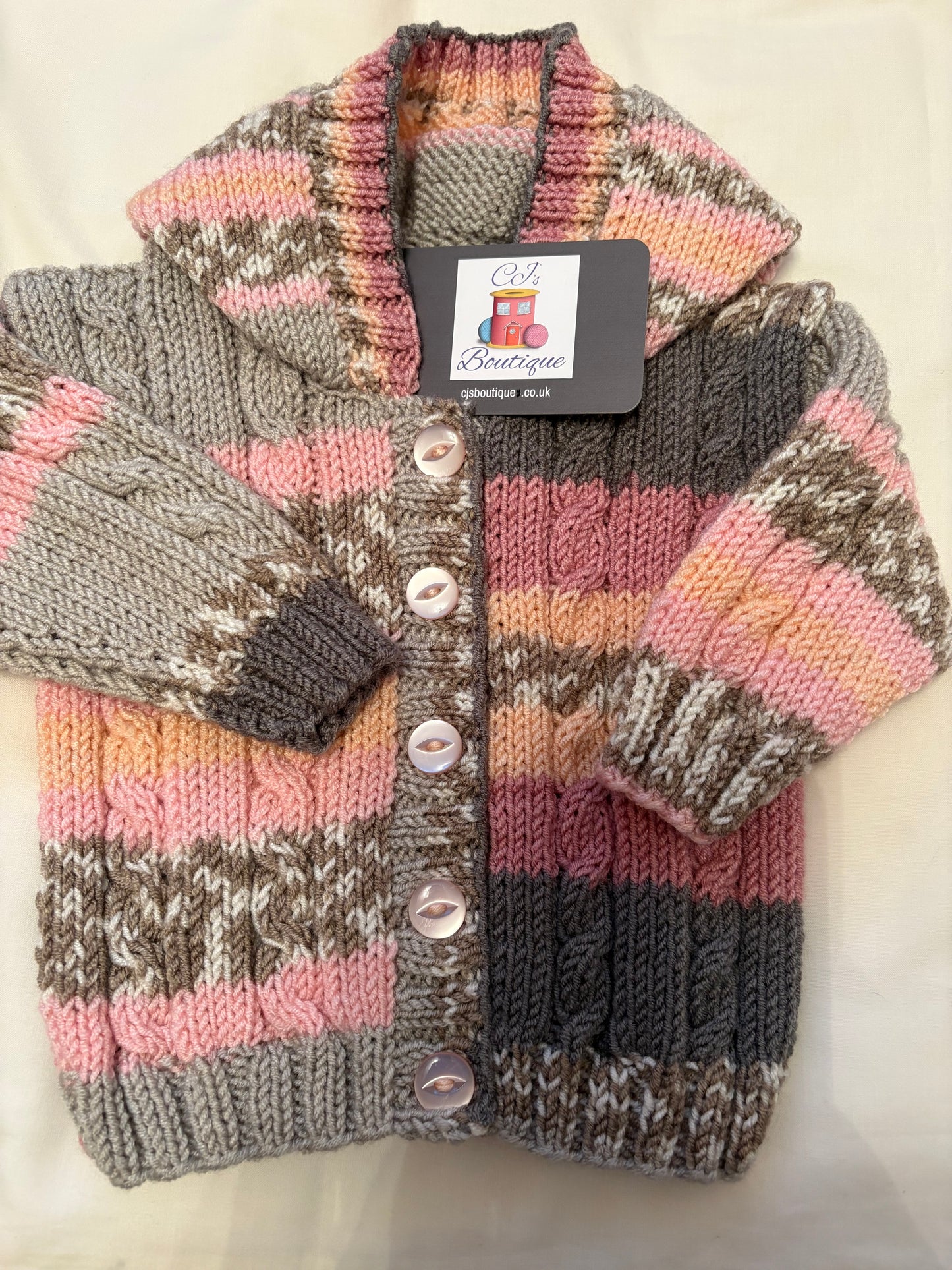 Girls Cable Hoodie