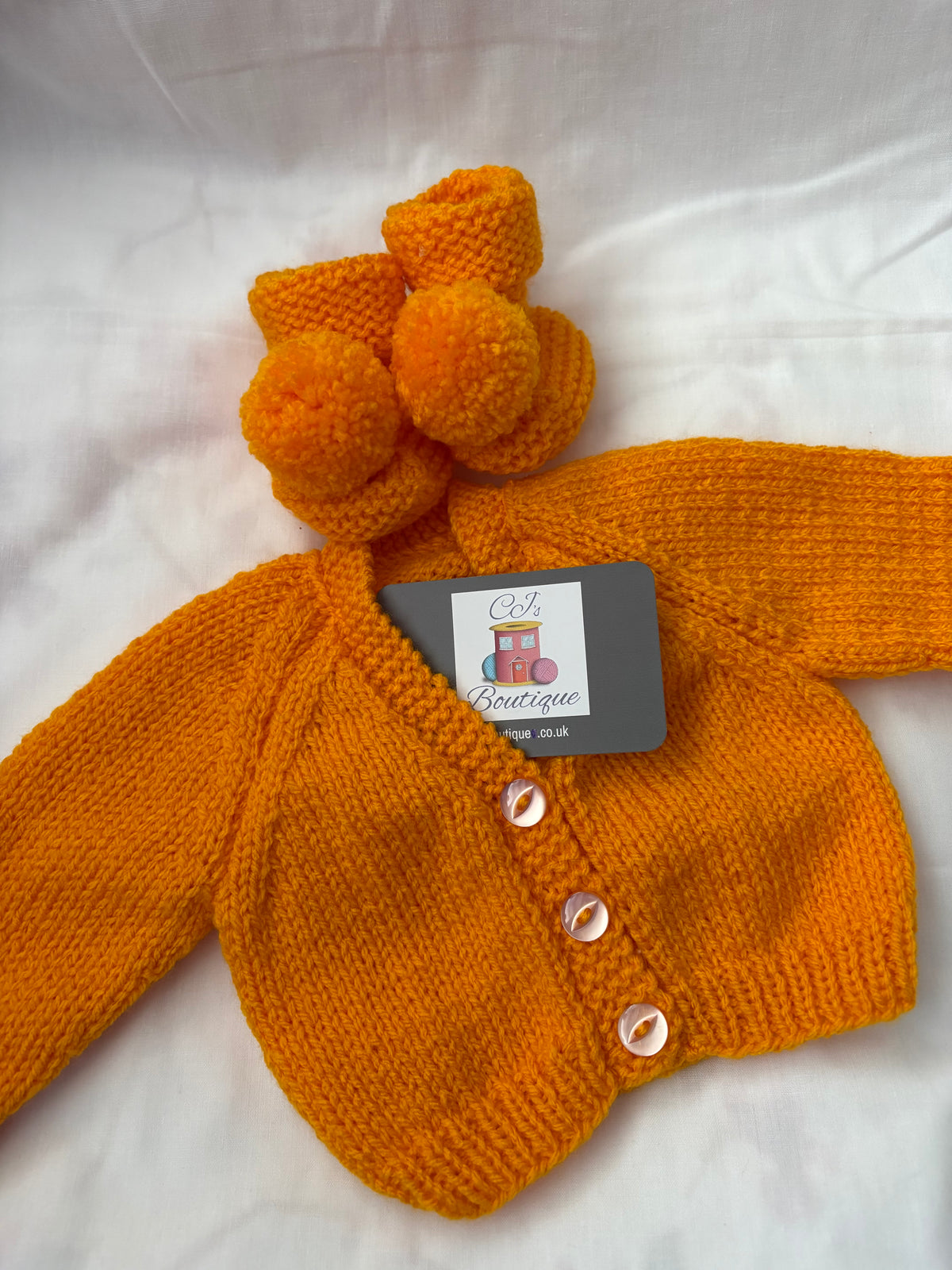 Newborn Cardigan & Booties