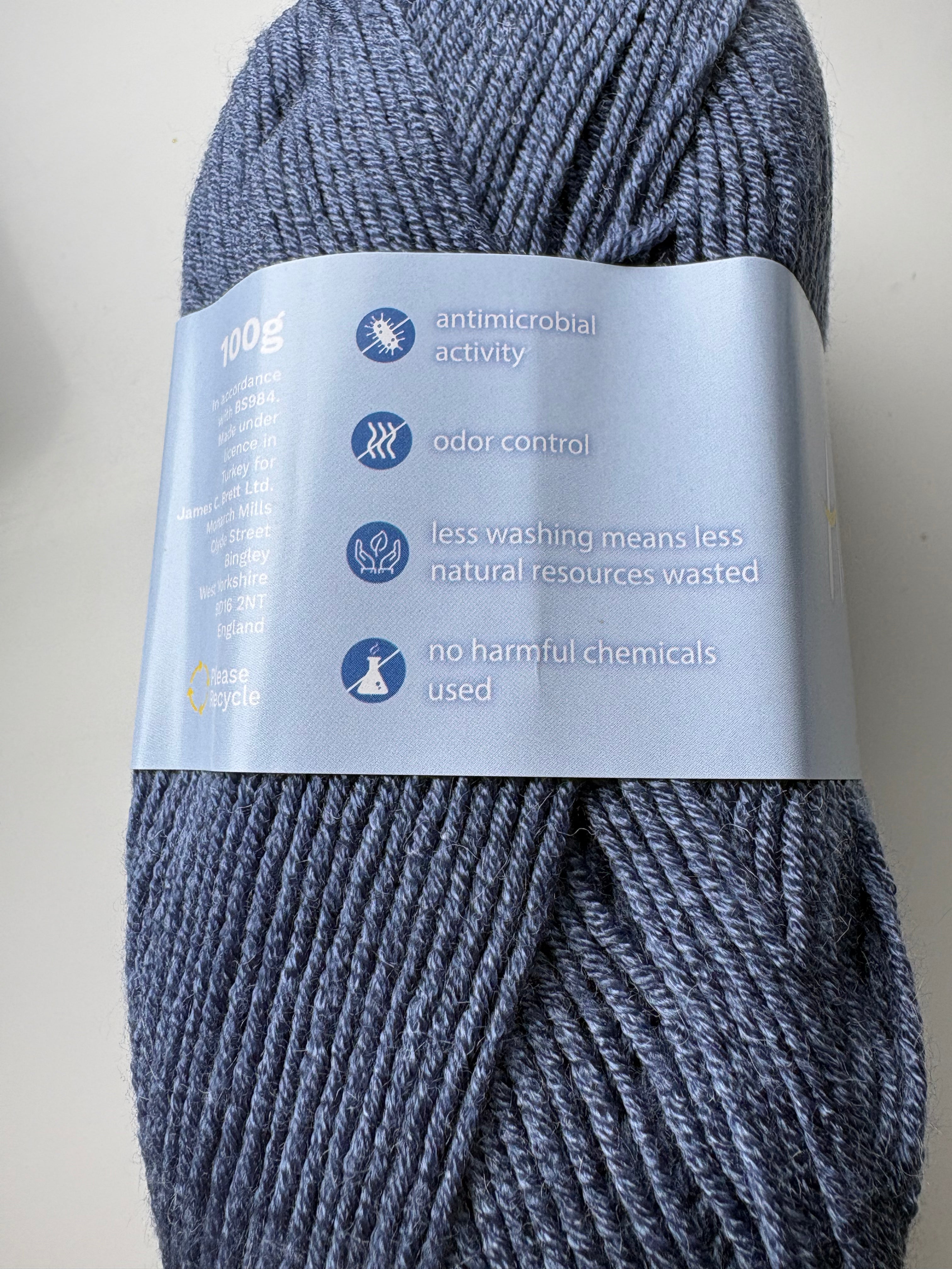 Denim Blue Happiness DK Yarn