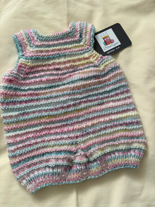 Babies Hand Knitted Rompers