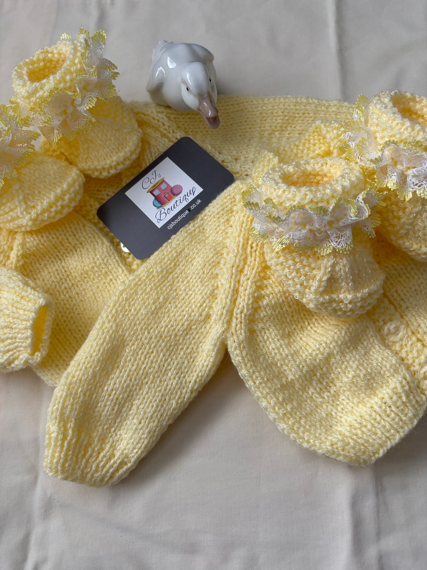 Cardigan & Booties Set