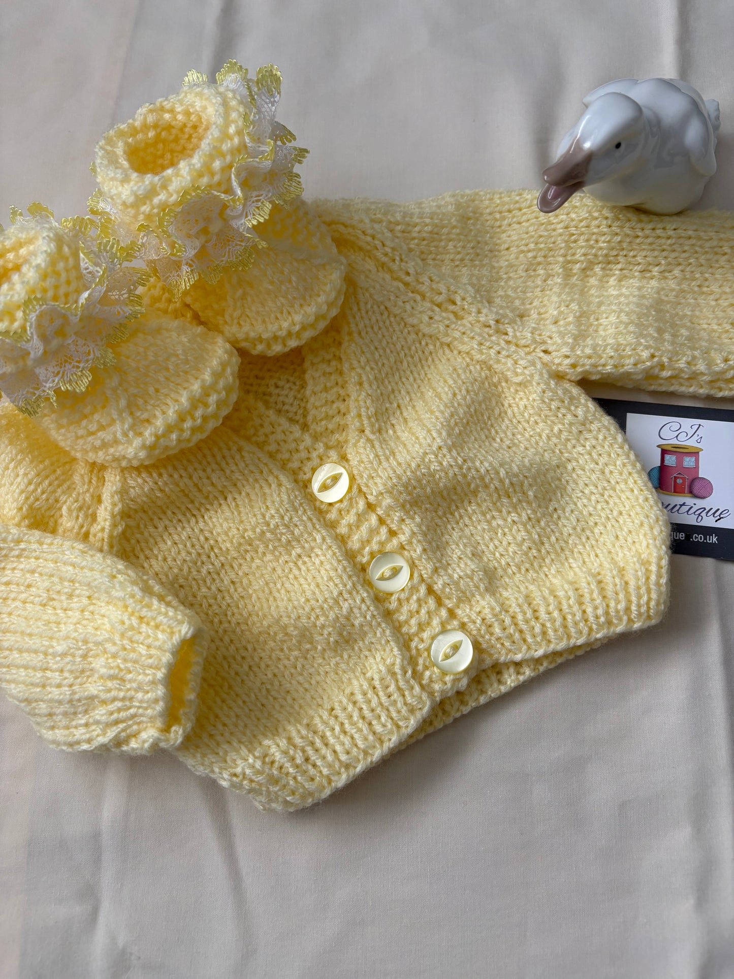 Cardigan & Booties Set