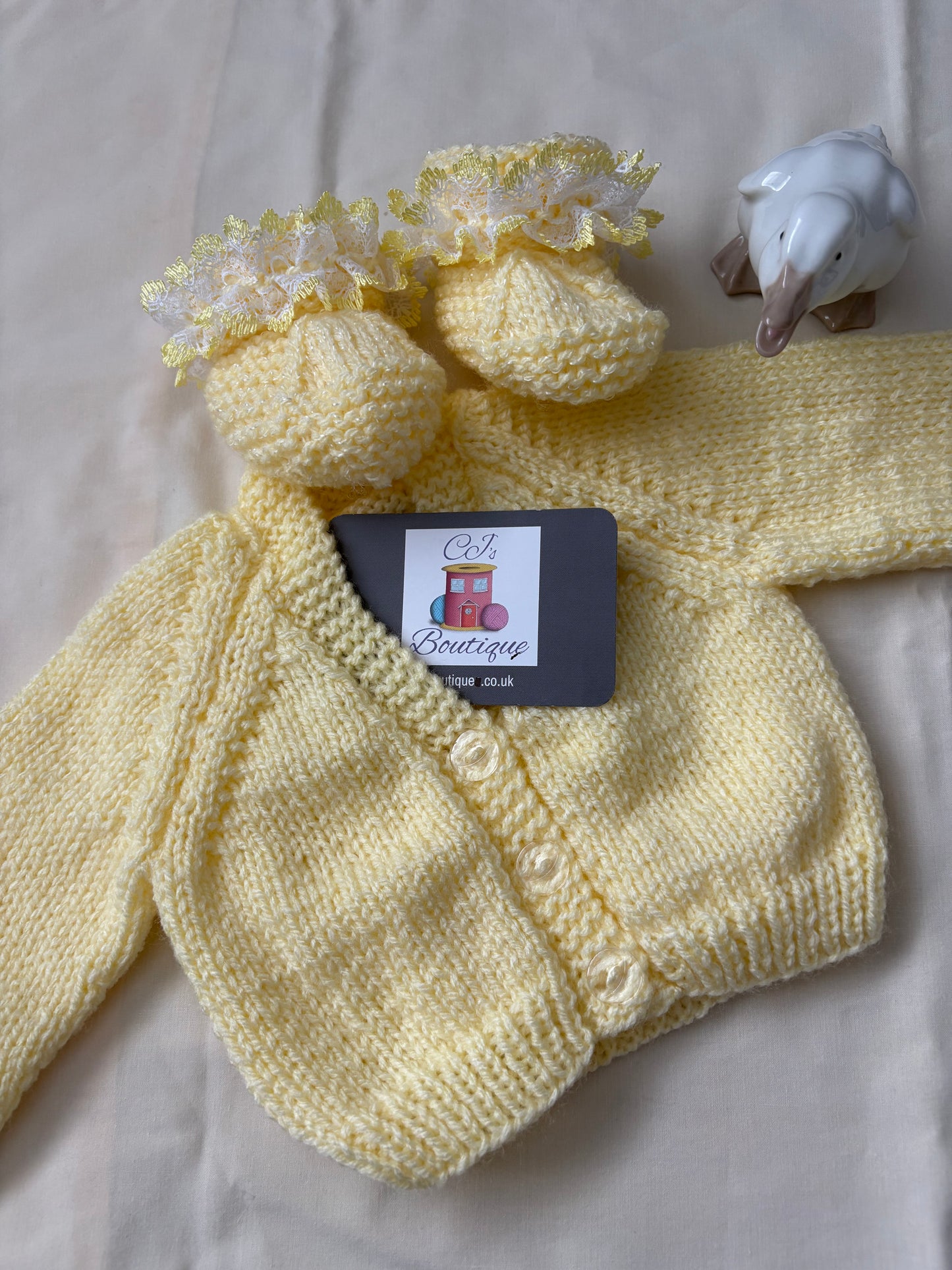 Cardigan & Booties Set