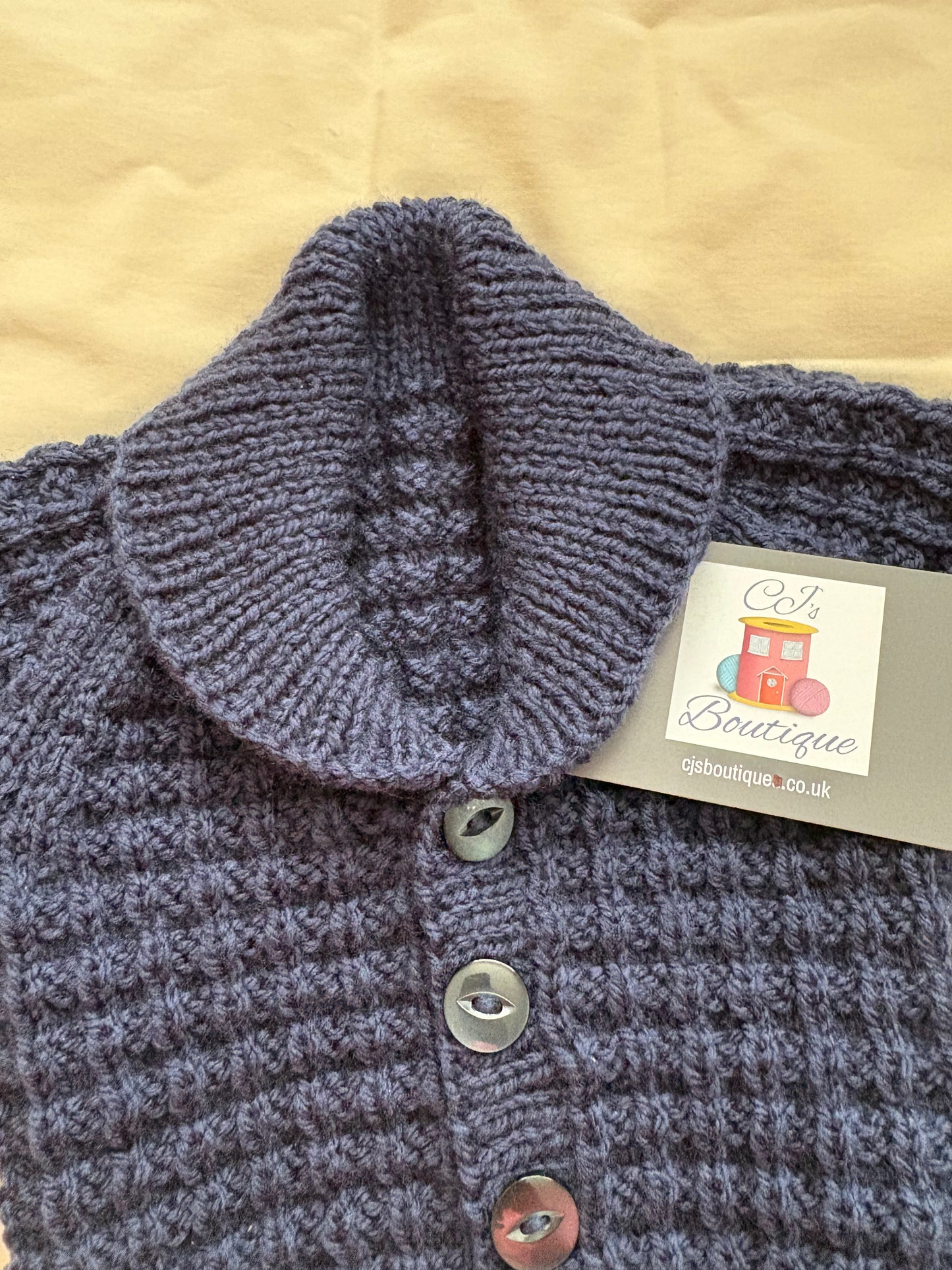 Boys Shawl Collard Cardigan