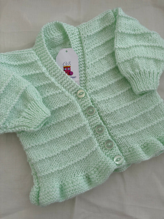 Girls Frilled Cardigan